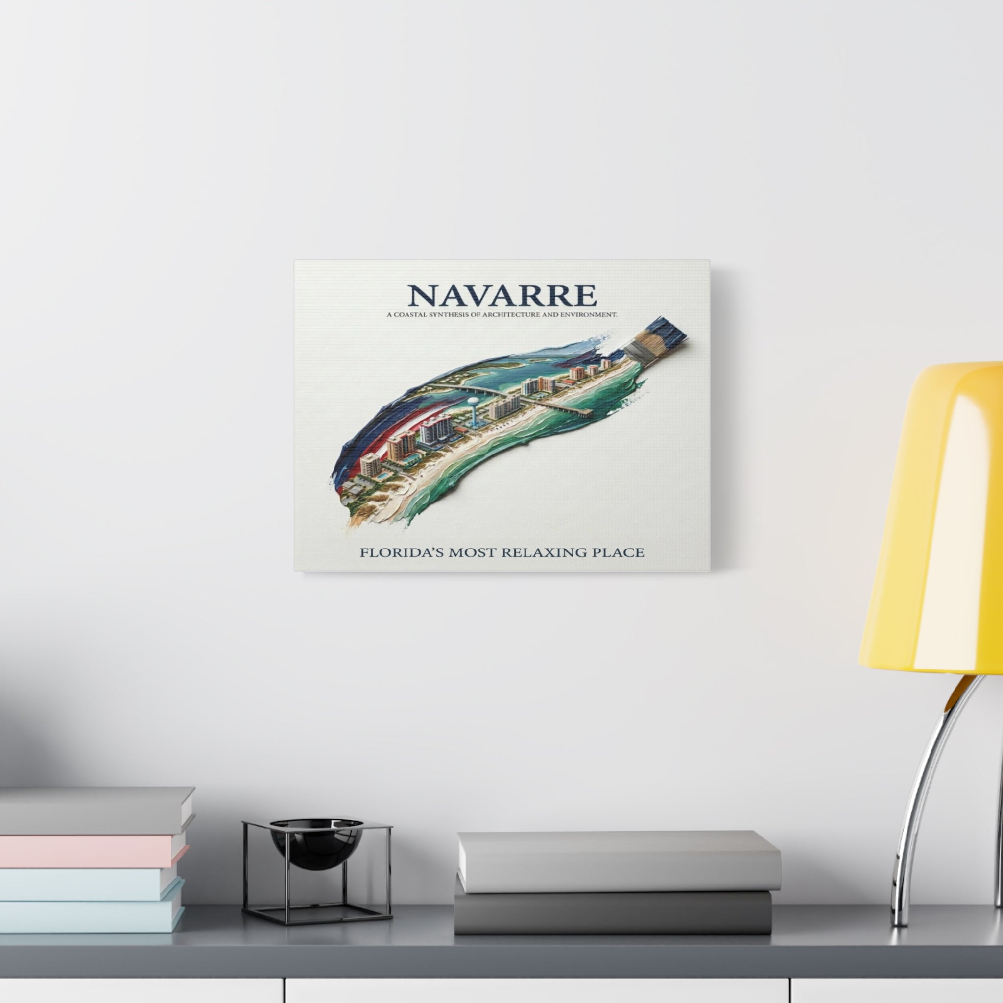 Navarre Beach Matte Canvas Print — "Florida’s Most Relaxing Place" Coastal Art