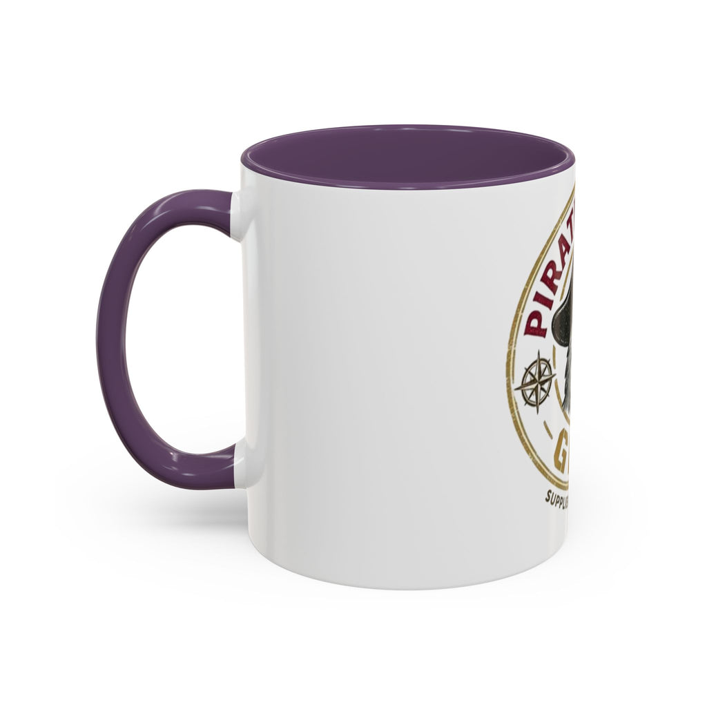 Pirate Parrot Gear Coffee Mug — 'Suppliers of Adventure' Accent Mug