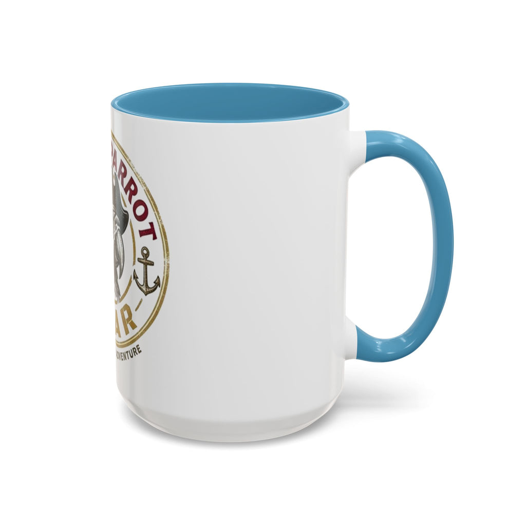 Pirate Parrot Gear Coffee Mug — 'Suppliers of Adventure' Accent Mug