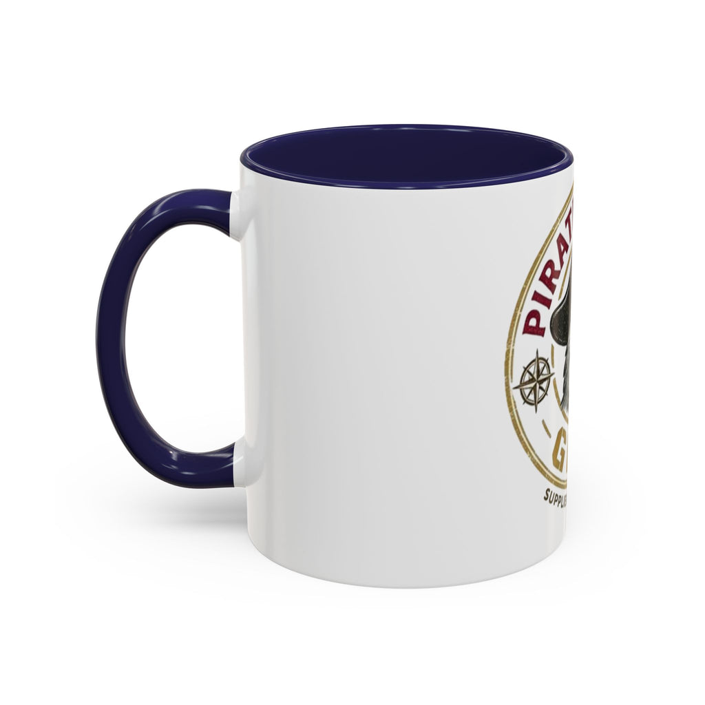 Pirate Parrot Gear Coffee Mug — 'Suppliers of Adventure' Accent Mug