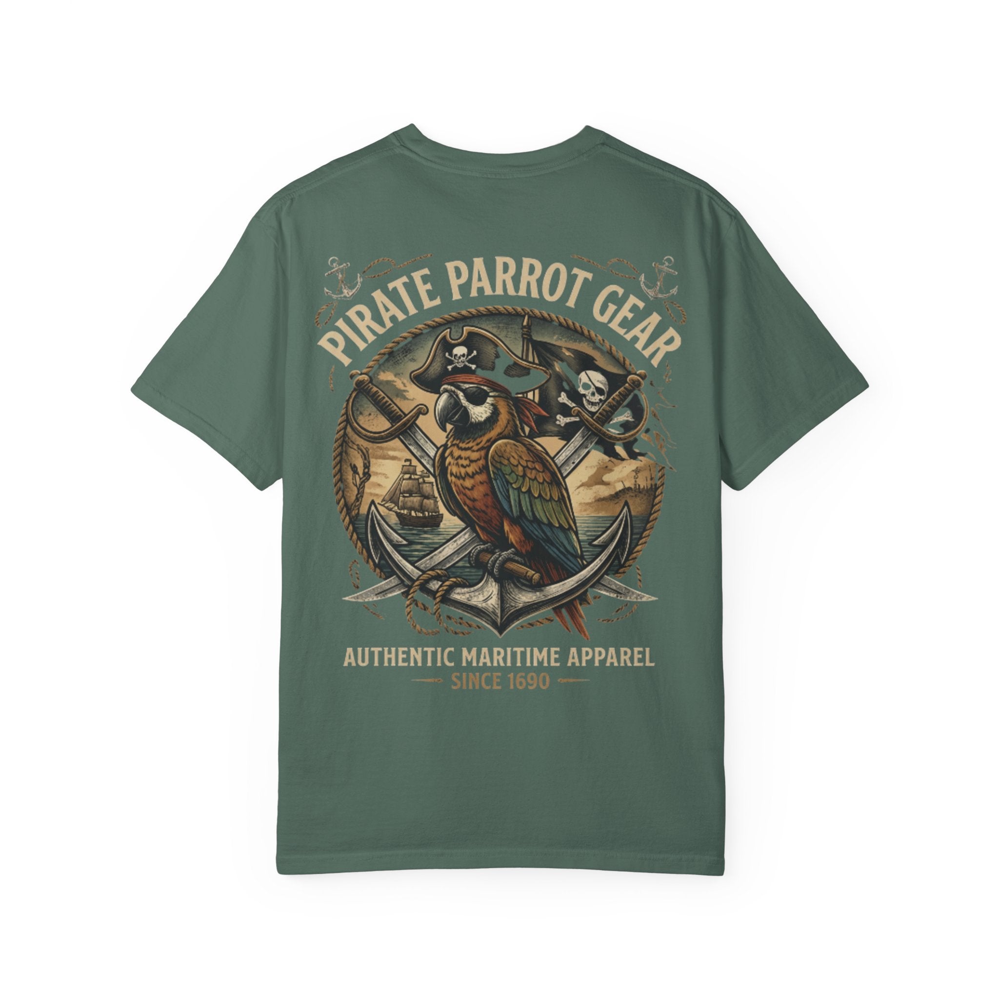 Pirate Parrot Gear T‑Shirt — Authentic Maritime Parrot Design