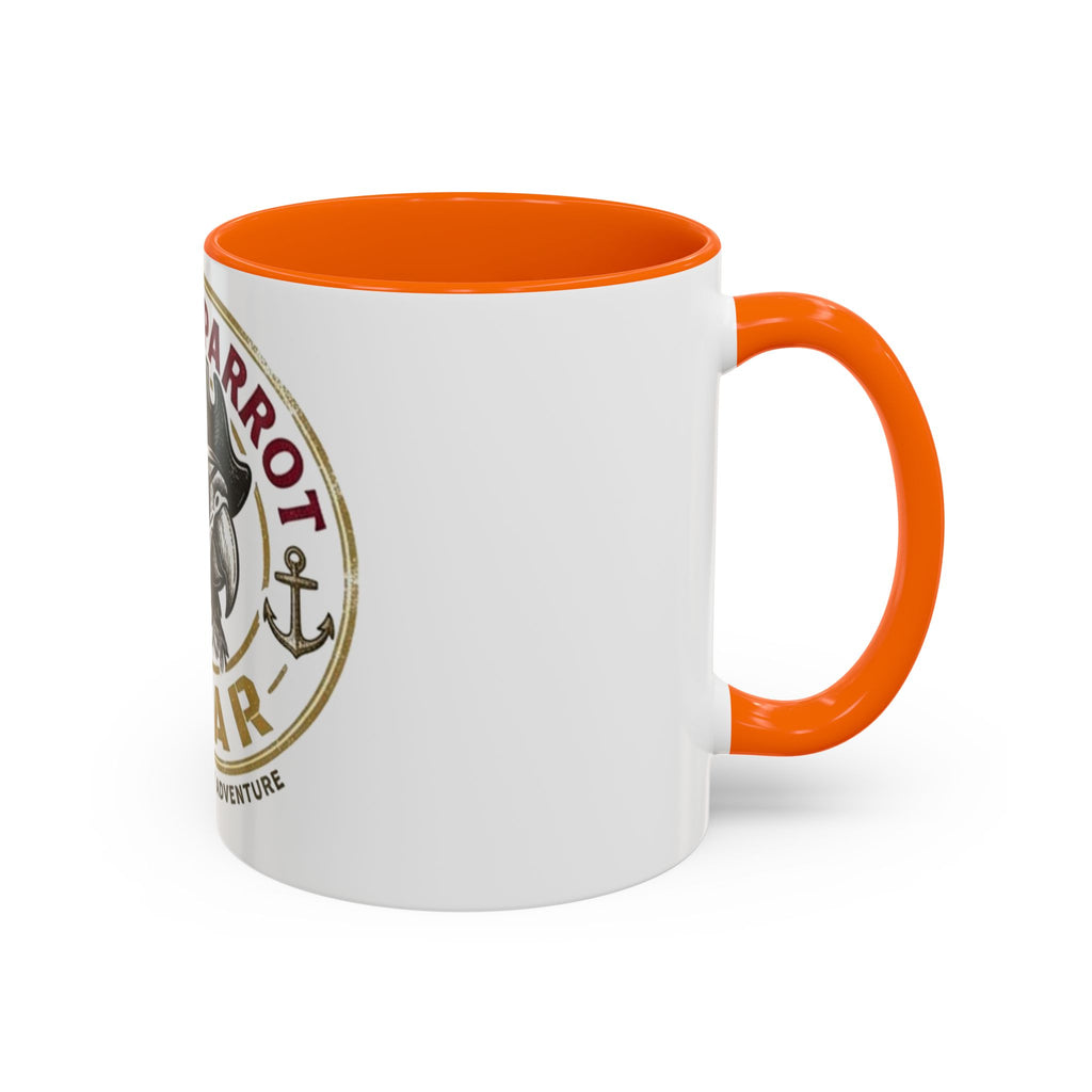 Pirate Parrot Gear Coffee Mug — 'Suppliers of Adventure' Accent Mug