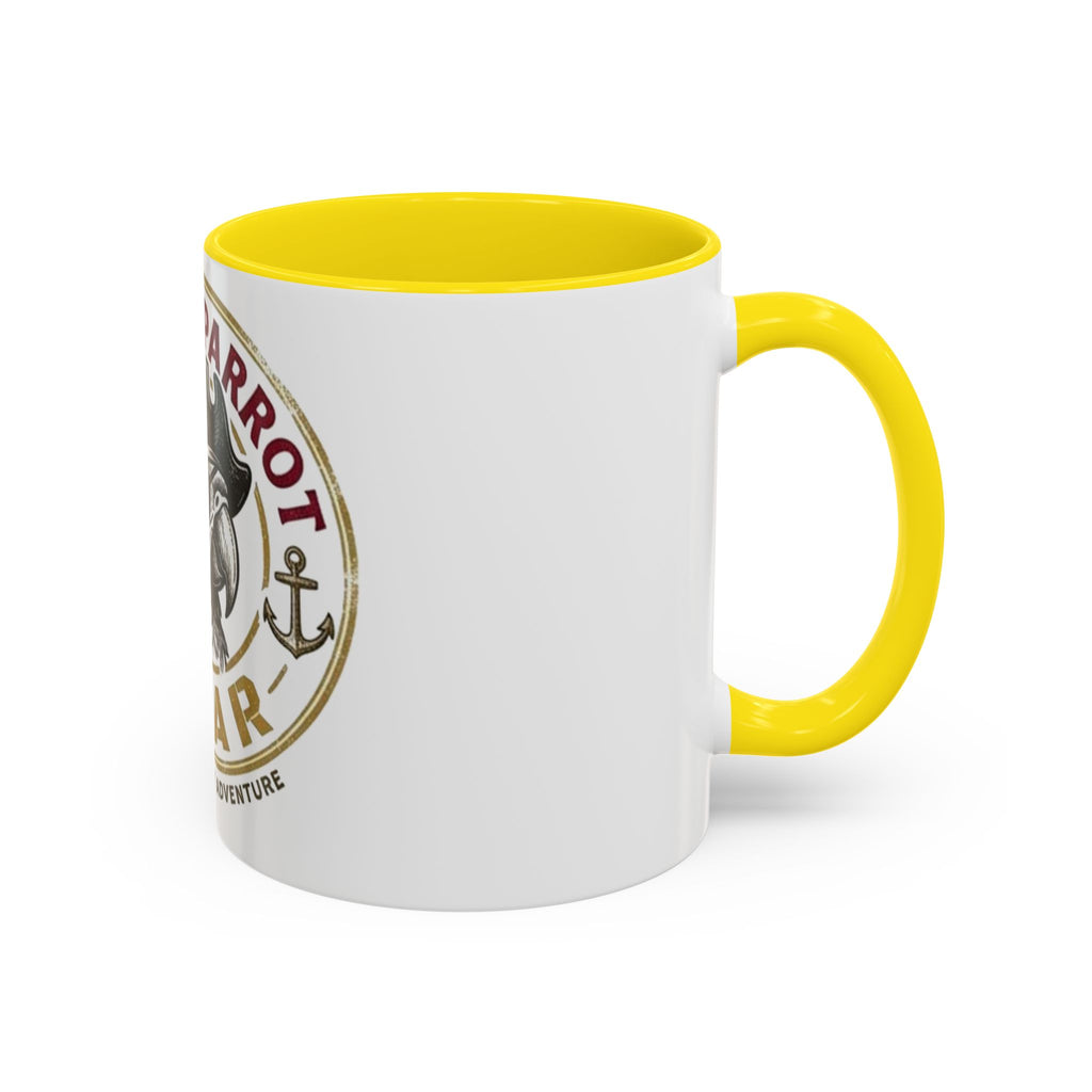 Pirate Parrot Gear Coffee Mug — 'Suppliers of Adventure' Accent Mug
