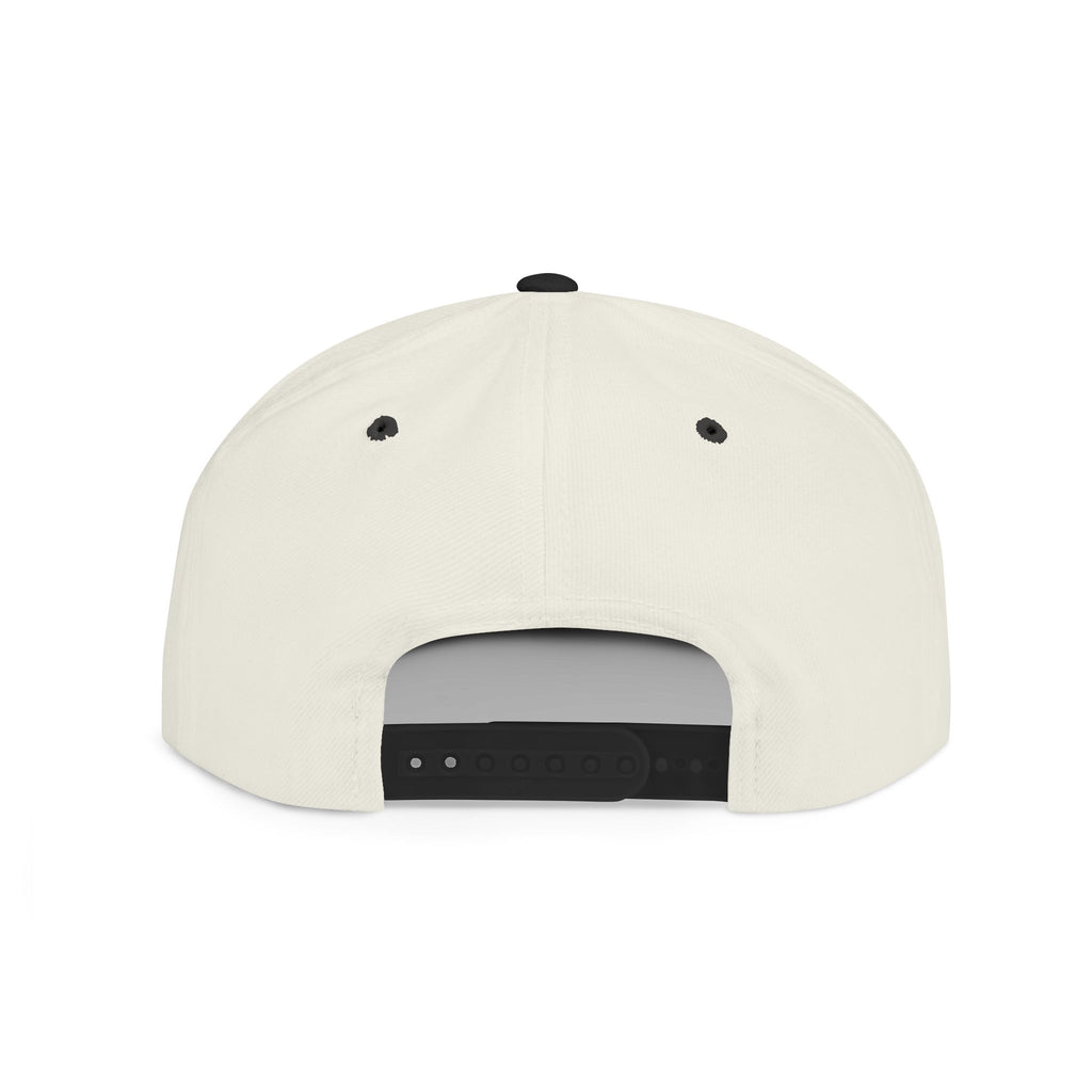 Pirate Parrot Gear Flat Bill Snapback Hat — Tropical Pirate Parrot Logo Cap