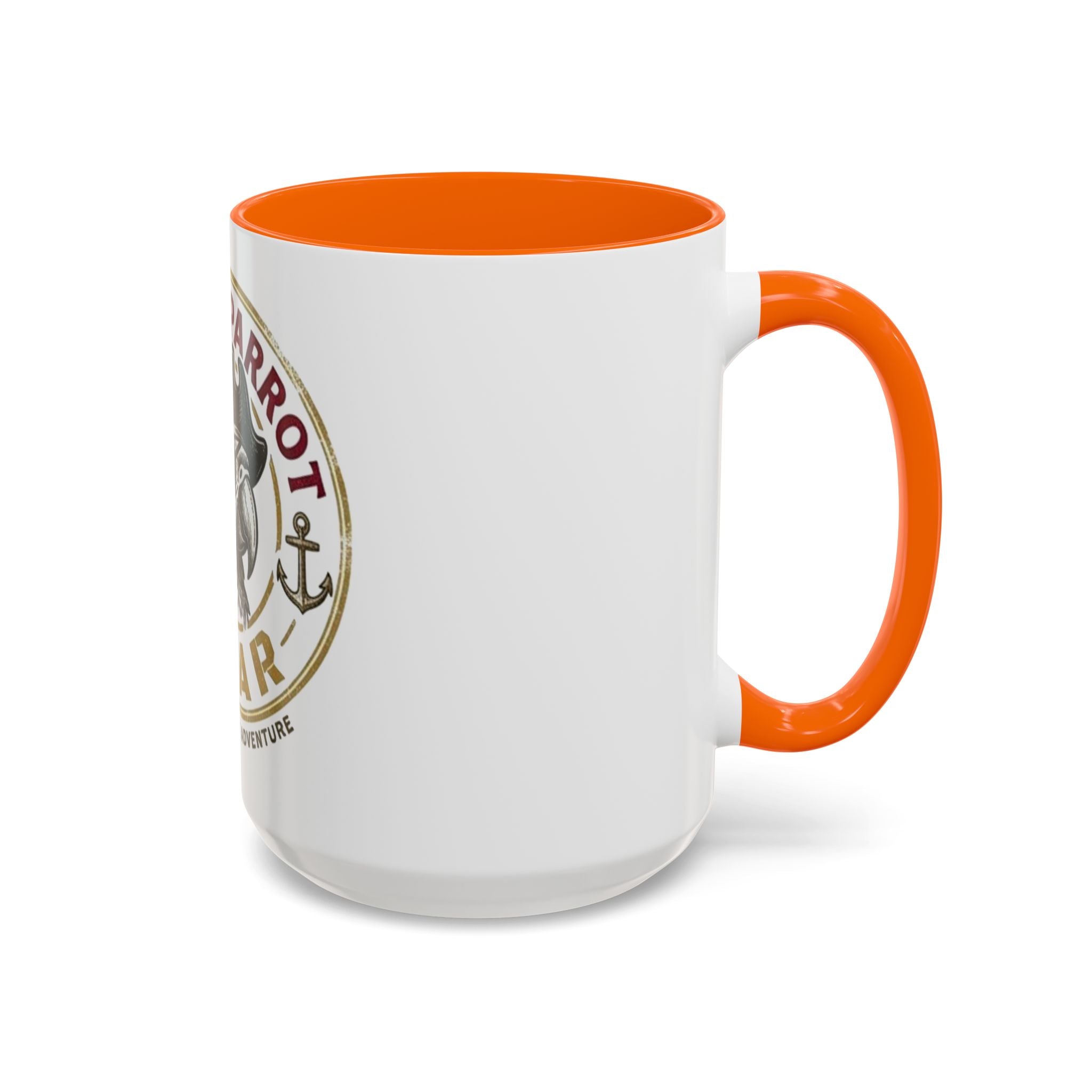 Pirate Parrot Gear Coffee Mug — 'Suppliers of Adventure' Accent Mug