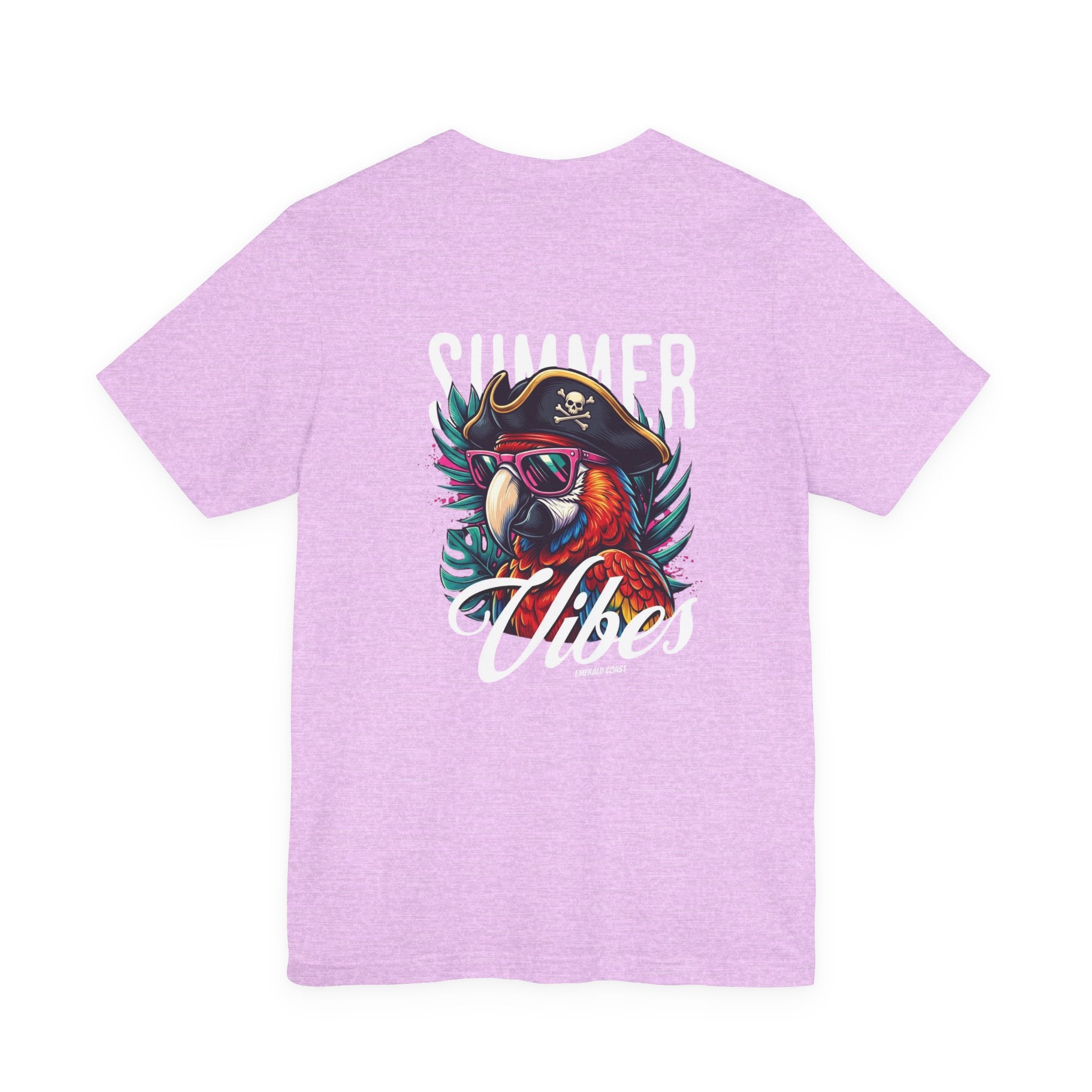 T-Shirt — "Summer Vibes" Pirate Parrot Graphic Tee