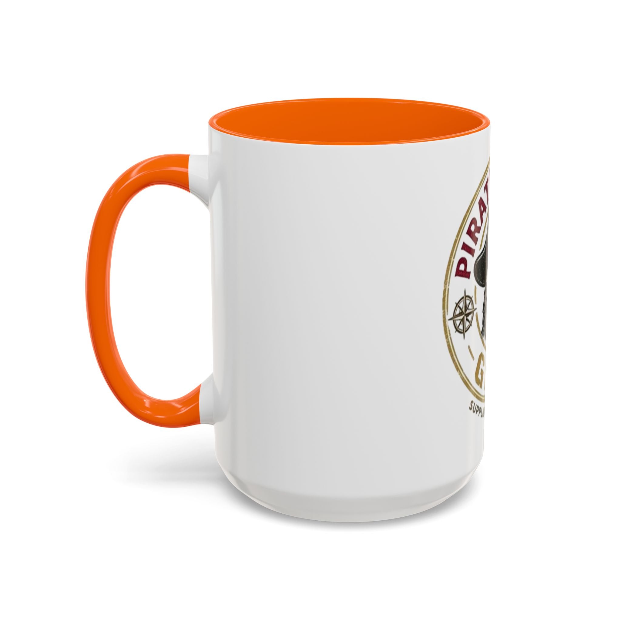 Pirate Parrot Gear Coffee Mug — 'Suppliers of Adventure' Accent Mug