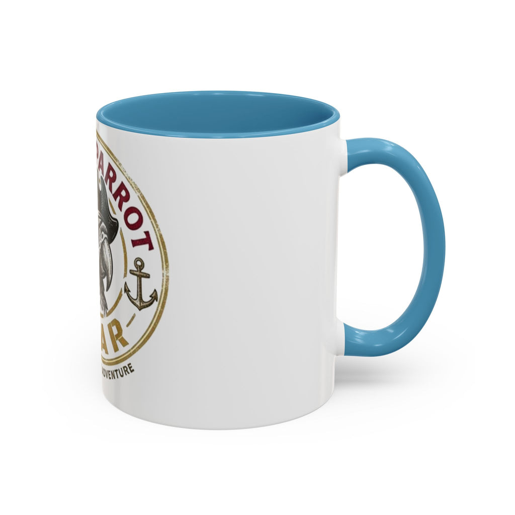 Pirate Parrot Gear Coffee Mug — 'Suppliers of Adventure' Accent Mug