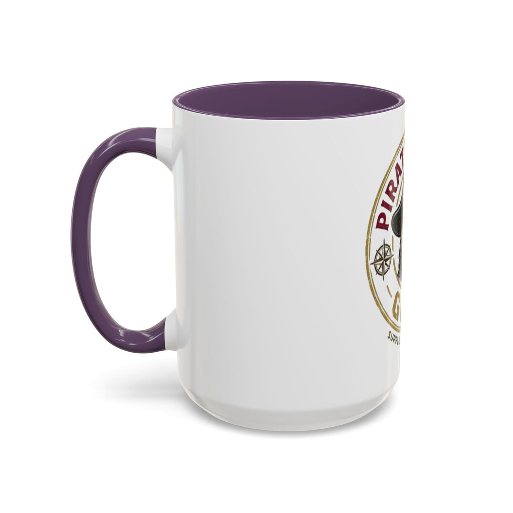 Pirate Parrot Gear Coffee Mug — 'Suppliers of Adventure' Accent Mug