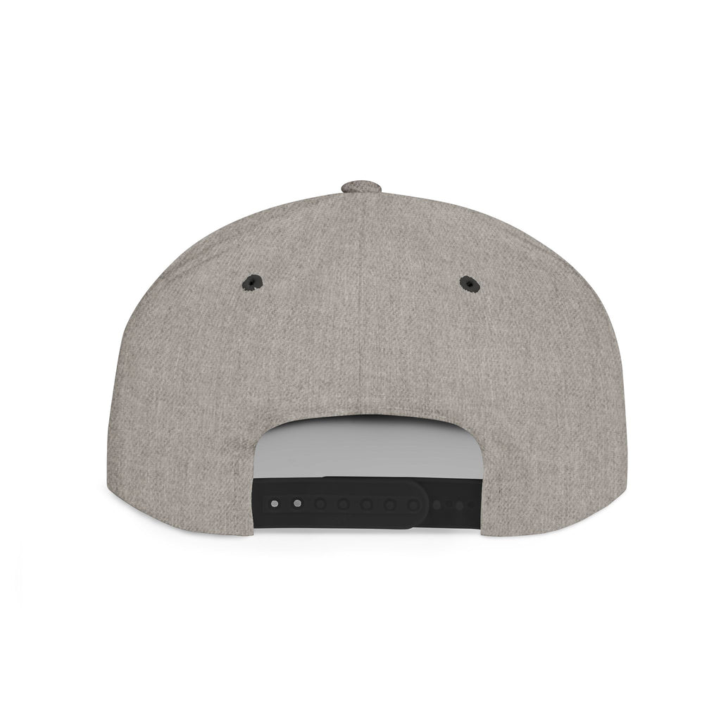 Pirate Parrot Gear Flat Bill Snapback Hat — Tropical Pirate Parrot Logo Cap
