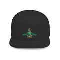 Pirate Parrot Gear Flat Bill Snapback Hat — Tropical Pirate Parrot Logo Cap