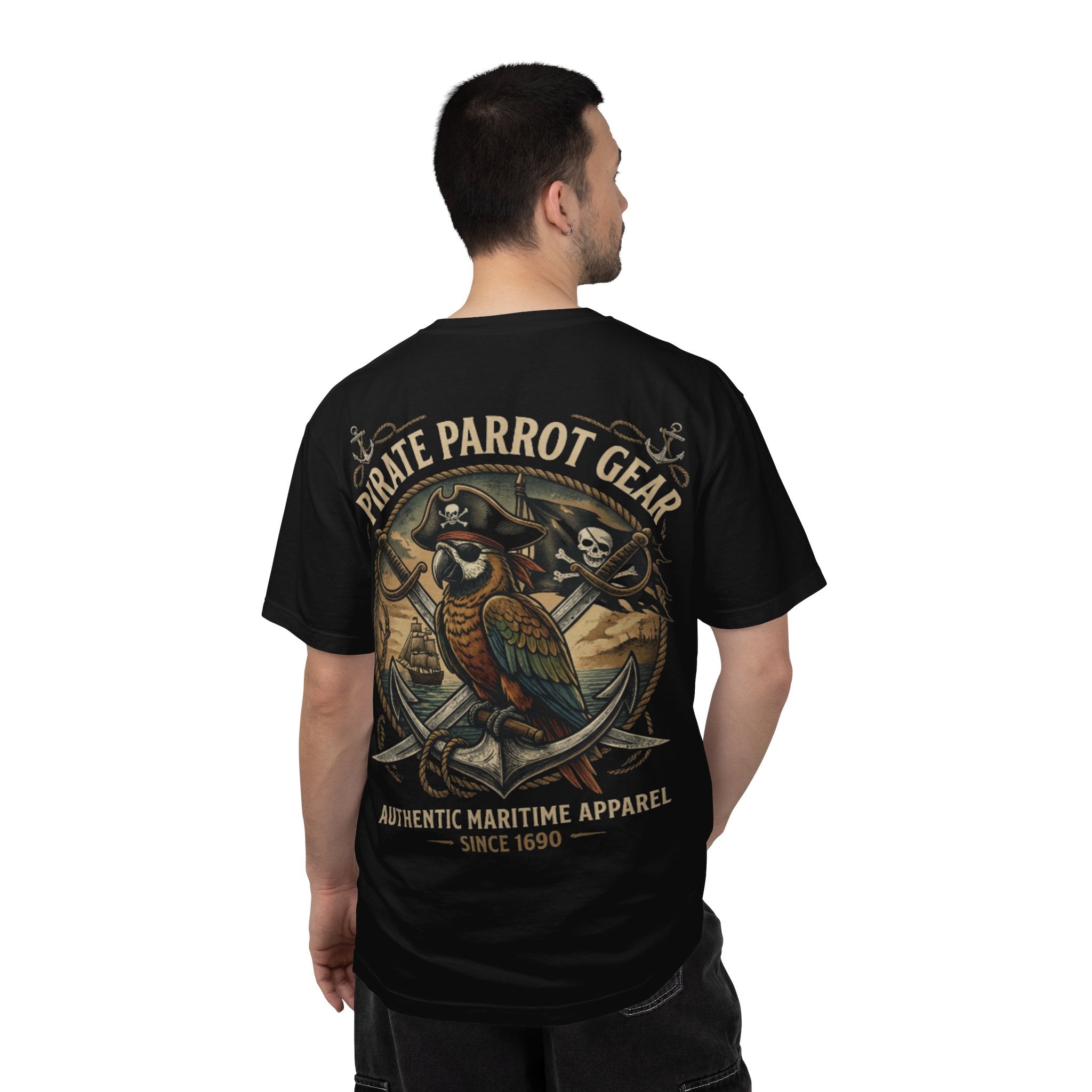 Pirate Parrot Gear T‑Shirt — Authentic Maritime Parrot Design