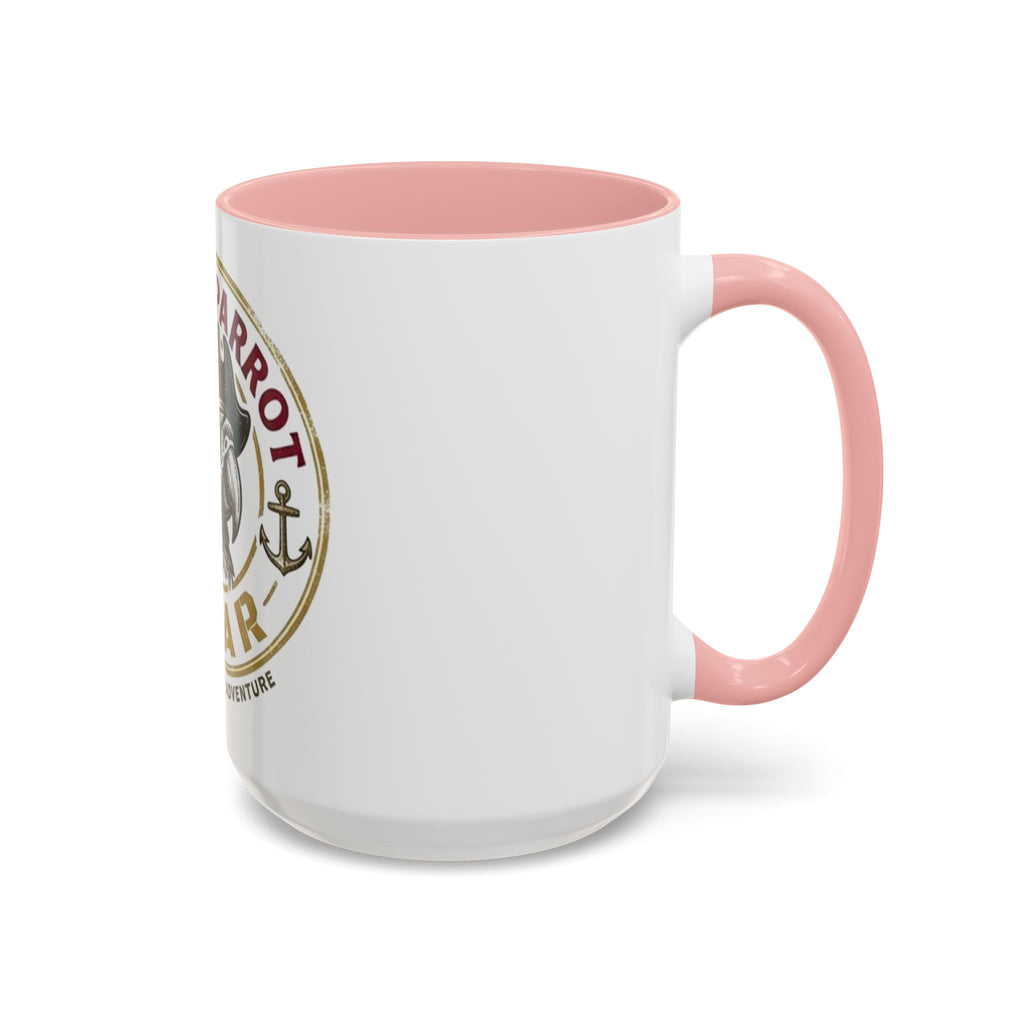 Pirate Parrot Gear Coffee Mug — 'Suppliers of Adventure' Accent Mug