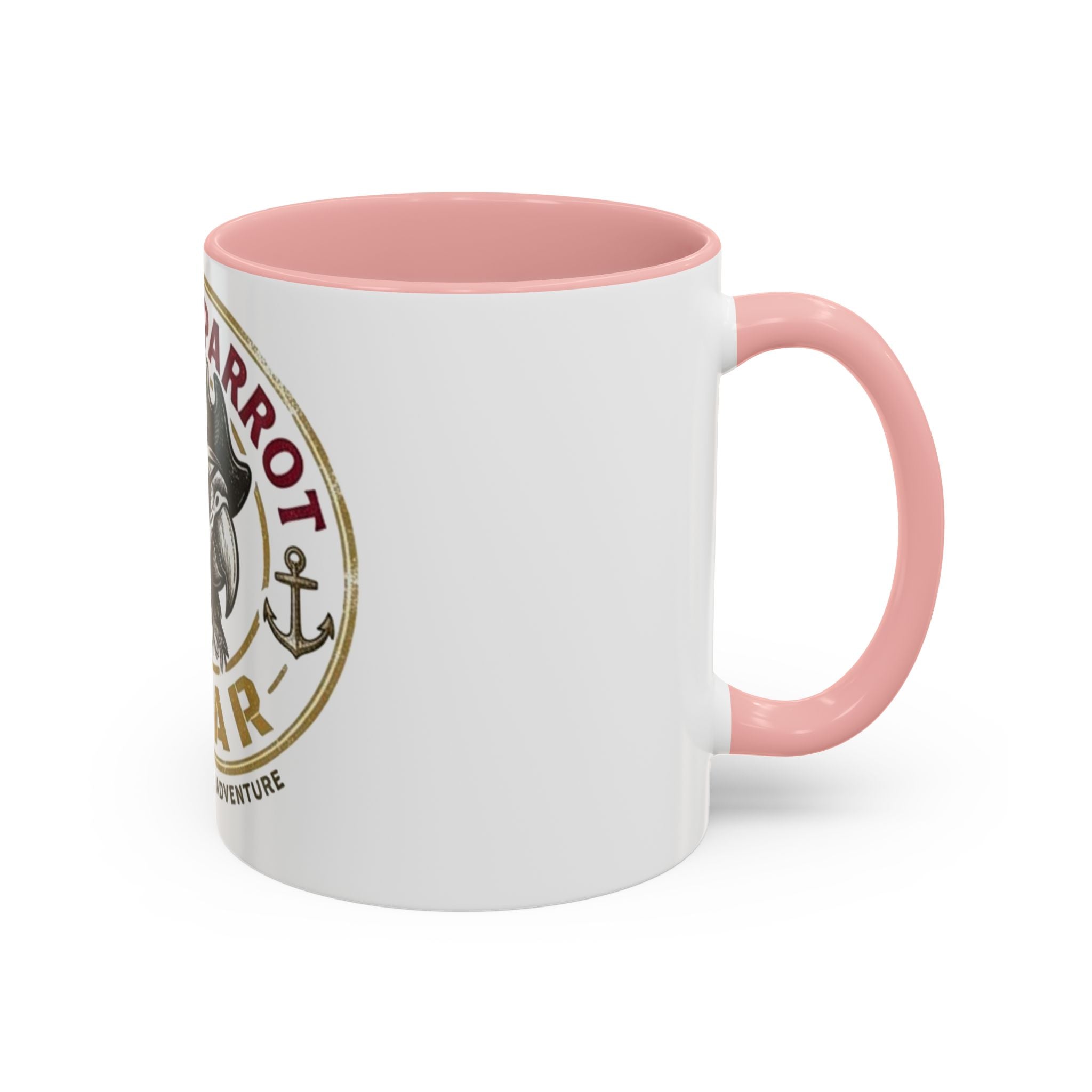 Pirate Parrot Gear Coffee Mug — 'Suppliers of Adventure' Accent Mug