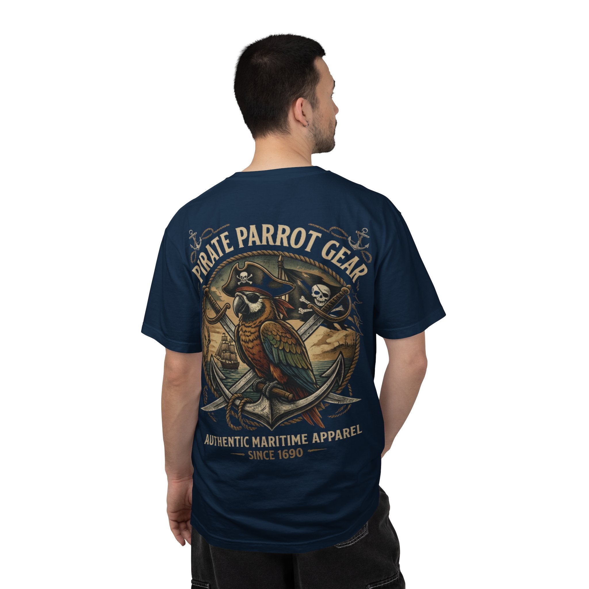Pirate Parrot Gear T‑Shirt — Authentic Maritime Parrot Design