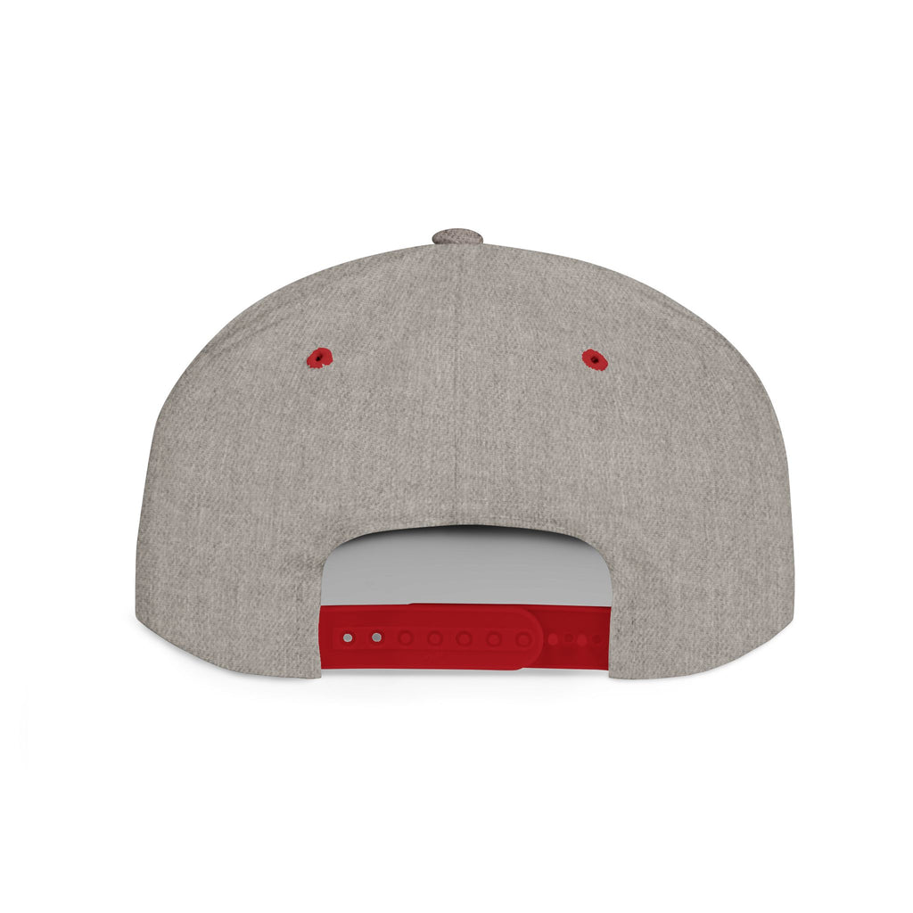 Pirate Parrot Gear Flat Bill Snapback Hat — Tropical Pirate Parrot Logo Cap