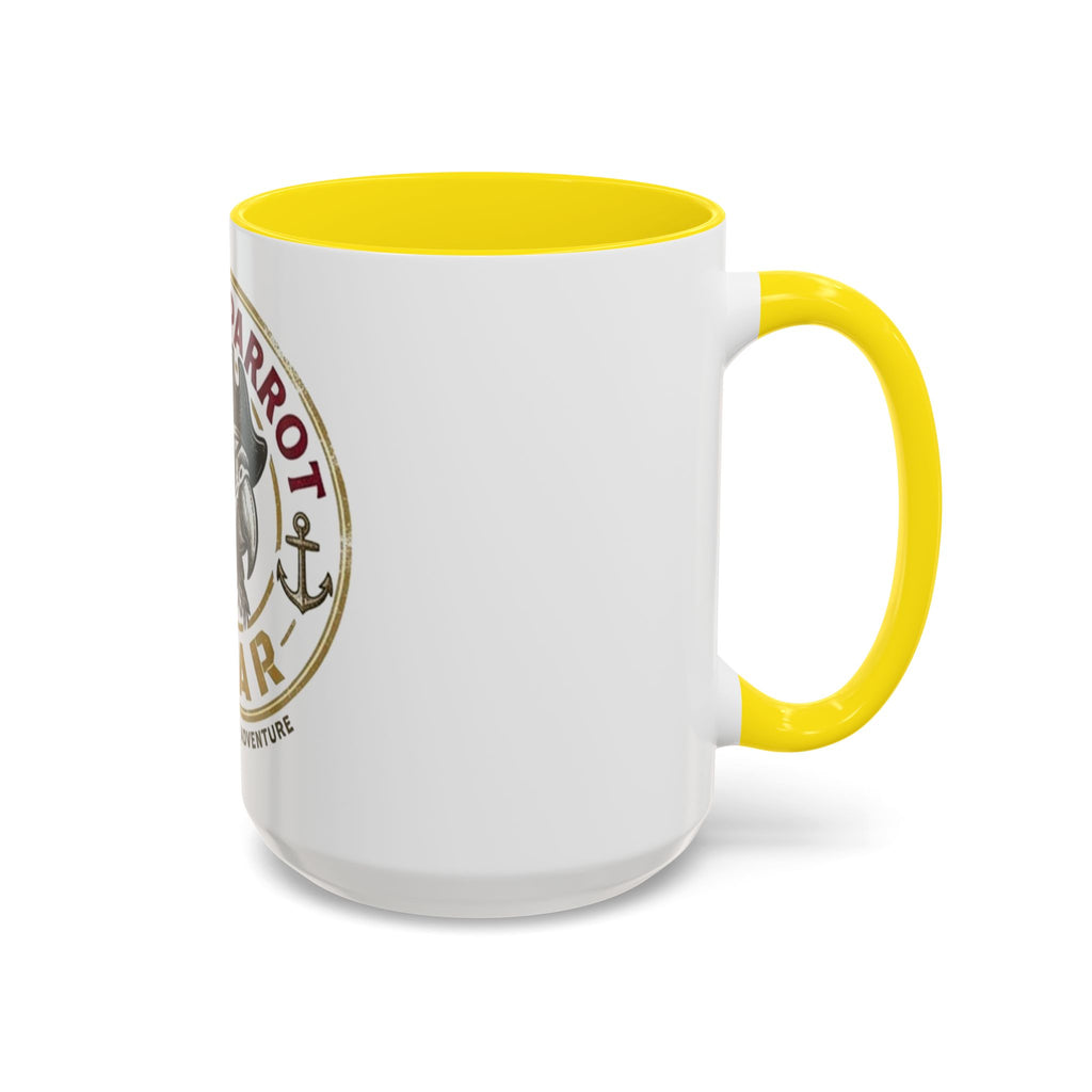 Pirate Parrot Gear Coffee Mug — 'Suppliers of Adventure' Accent Mug