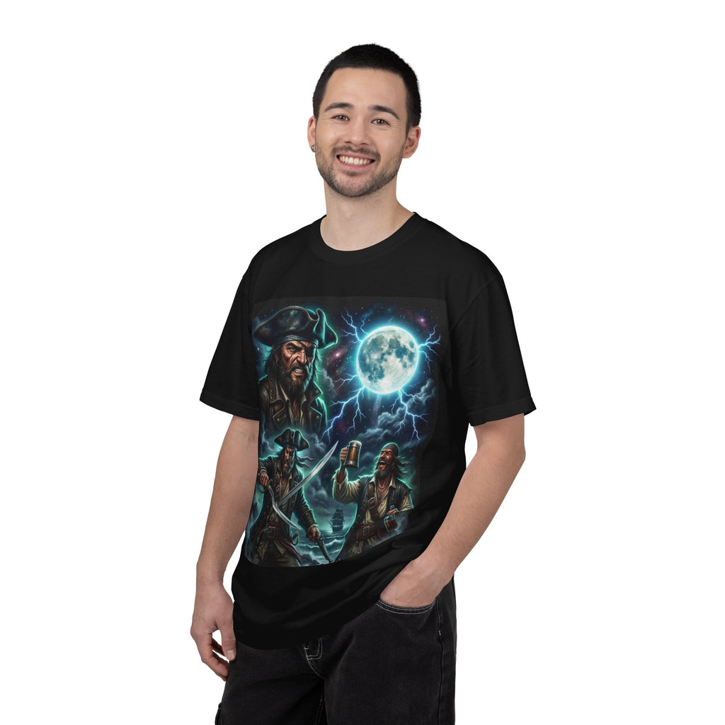 Pirate Crew Graphic T-Shirt — Moonlit Buccaneers Artwork
