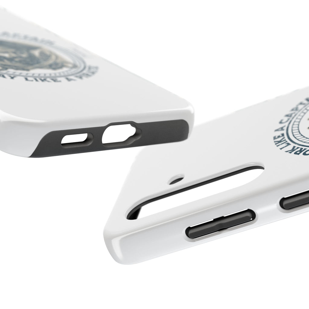 Tough Phone Case — "Work Like a Captain, Play Like a Pirate" Vintage Pirate Design