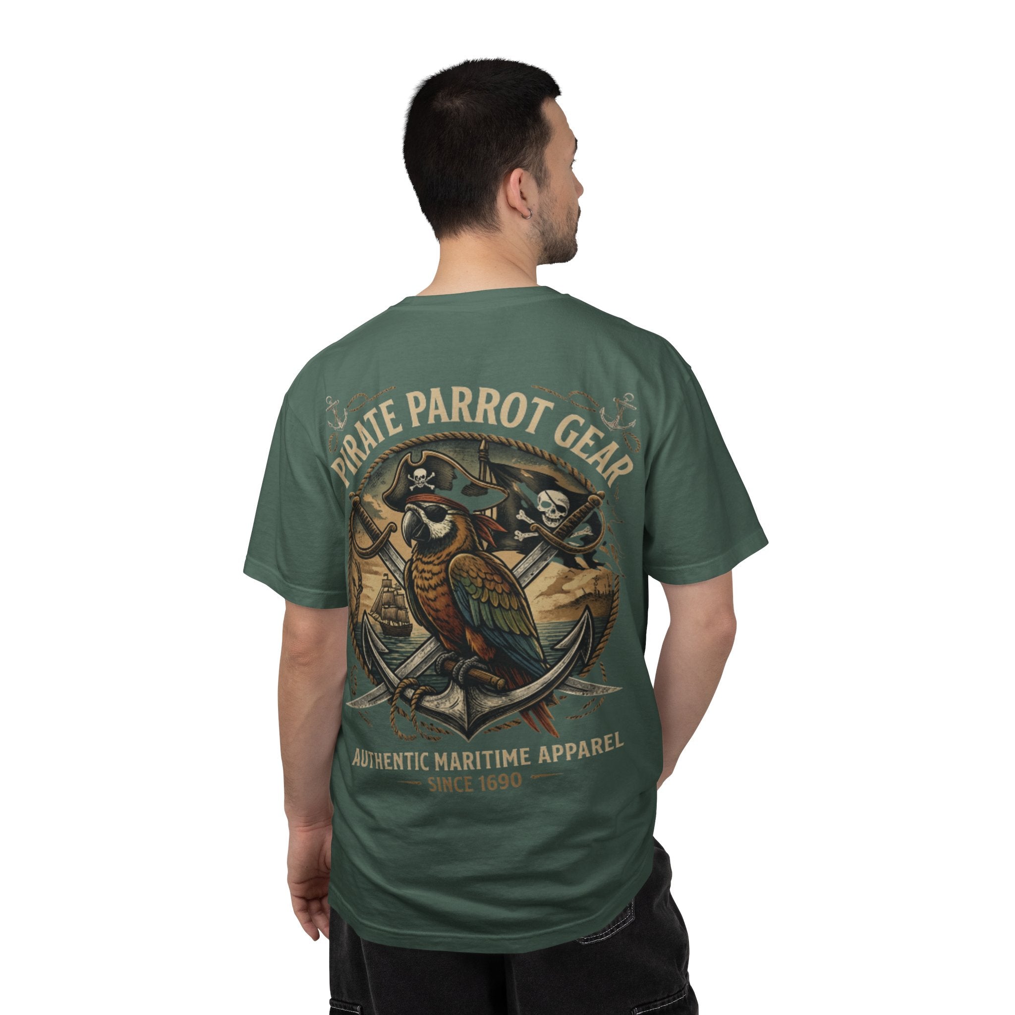 Pirate Parrot Gear T‑Shirt — Authentic Maritime Parrot Design